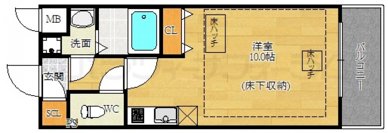 ラビットビル4F~6F02号Cタイプカラーパラロゴ入り