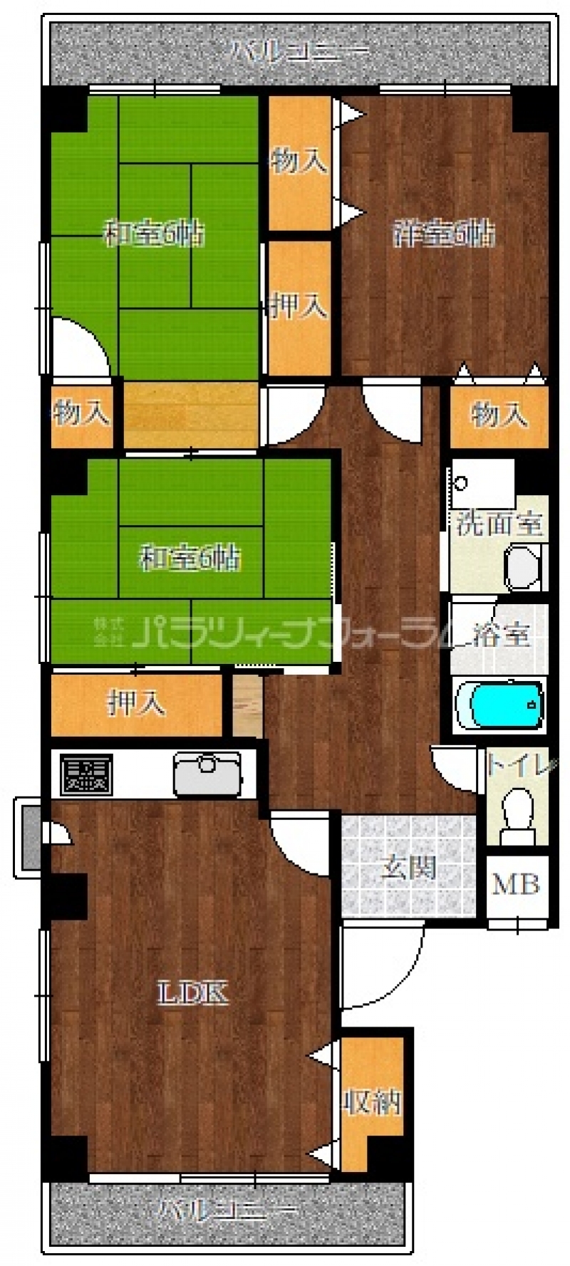 シーマー瓦林02号コンロなしカラー